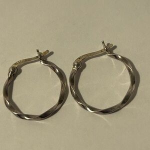 925 Sterling silver hoop earrings